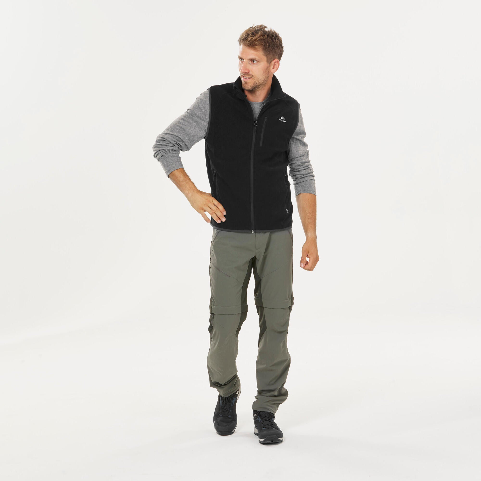 Quechua Men's MH120 Fleece Vest - Image 2
