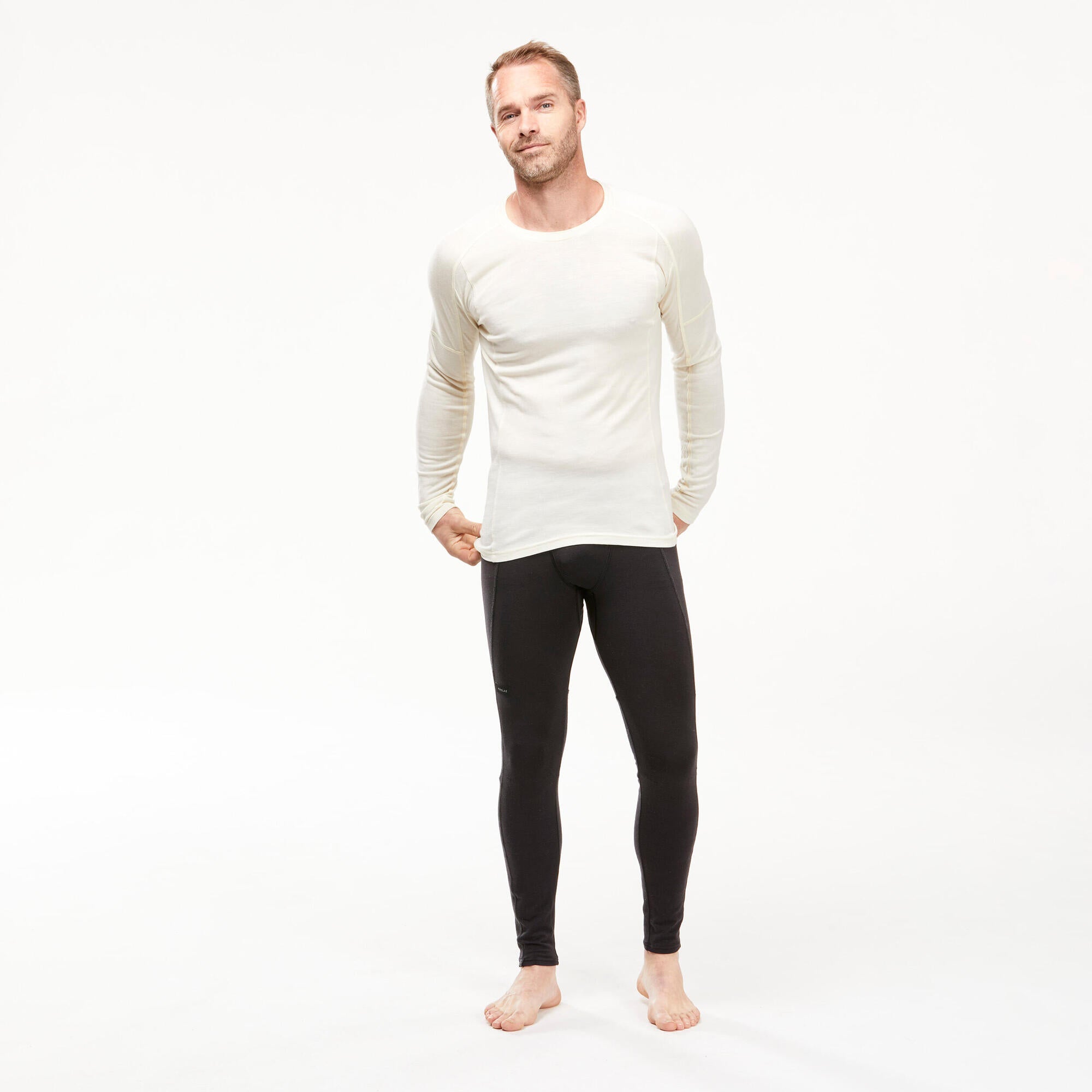 Forclaz Men's MT500 Merino Wool Base Layer Tights - Image 2