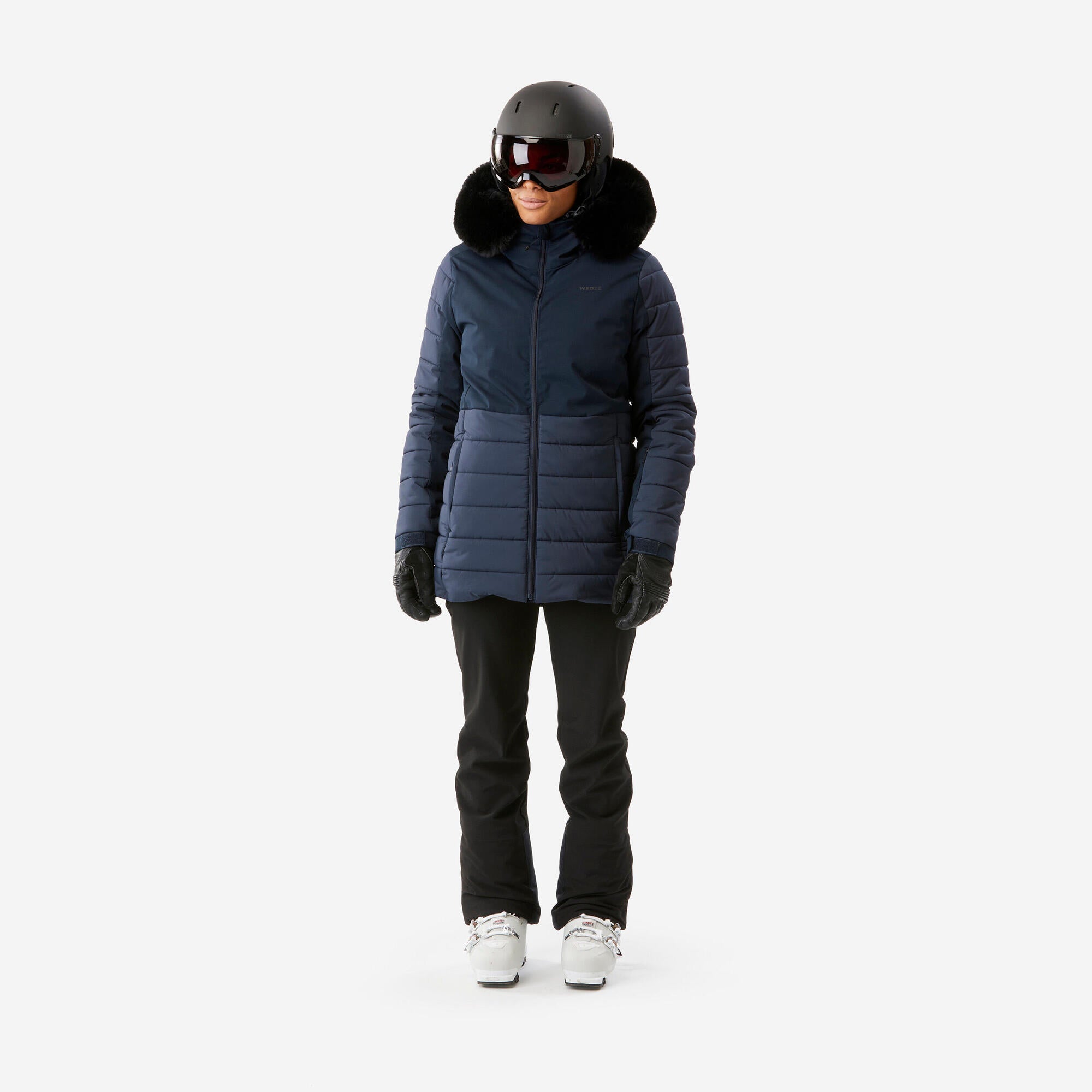 Wedze Women's 100 Mid-Length Warm Ski Jacket - Image 11
