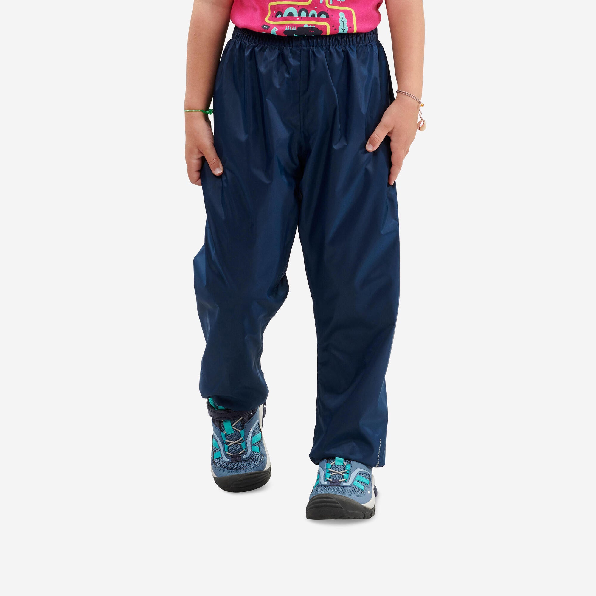 Quechua Kids' MH100 Waterproof Hiking Overpants ?C Ages 2?C6