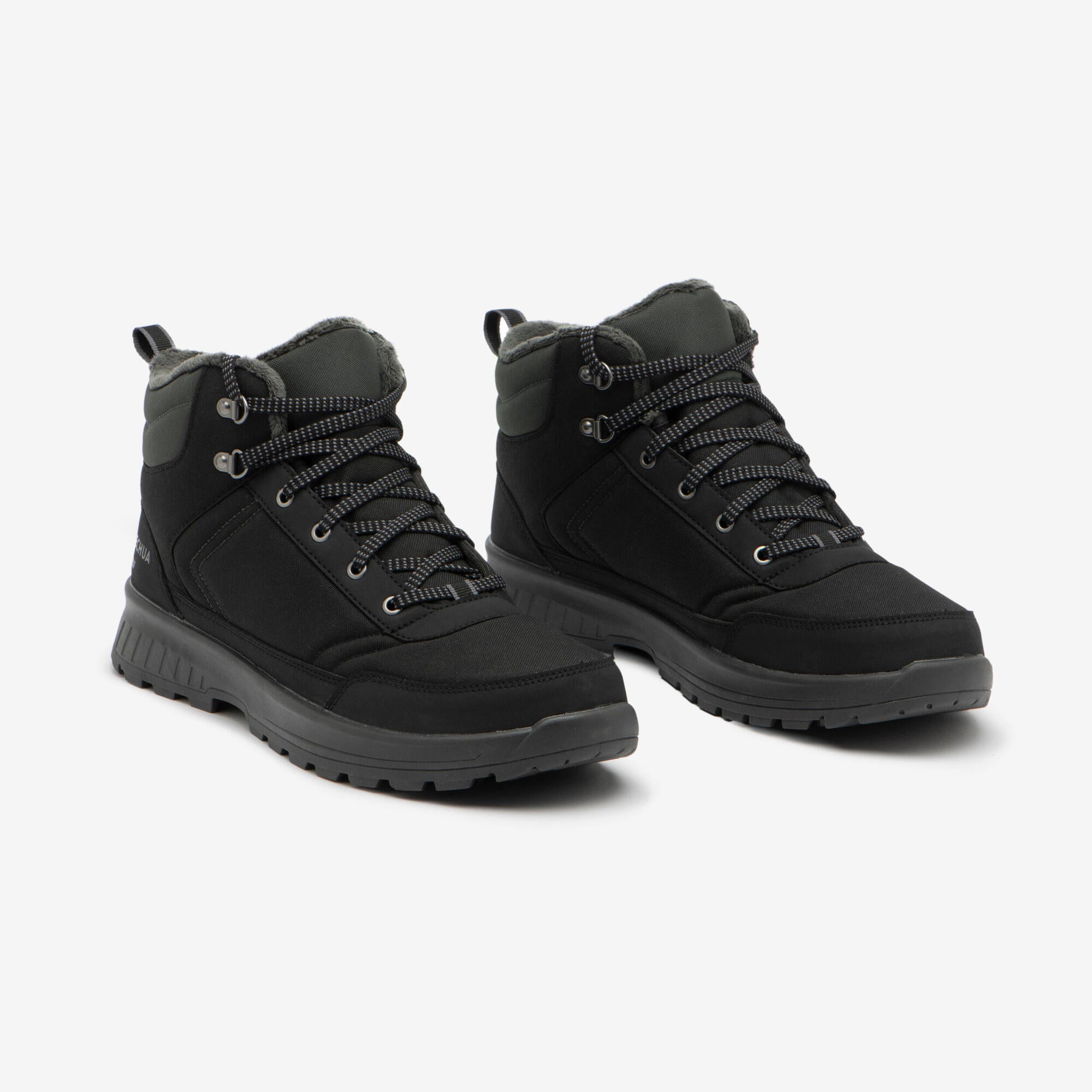 Quechua Men's NH100 Warm Waterproof Mid Snow Hiking Boots - Image 2