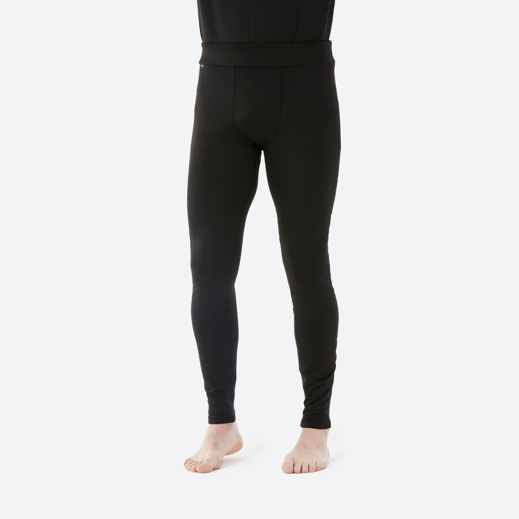 Wedze Men's Ski Base Layer Bottoms - BL 500 - Black - Image 5