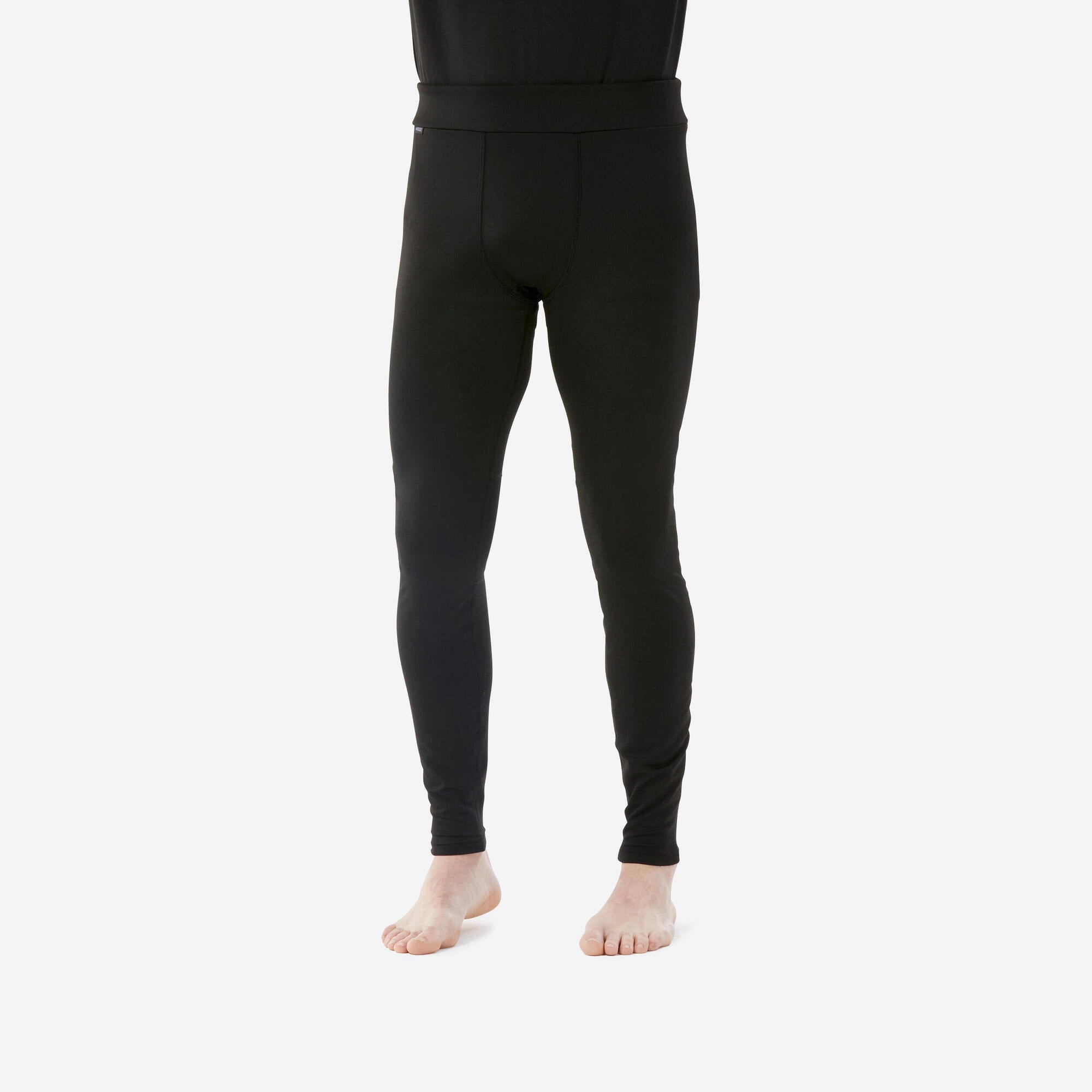 Wedze Men's Ski Base Layer Bottoms - BL 500 - Black