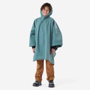 Quechua Kids' MH100 Hiking Rain Poncho ?C Ages 7?C15