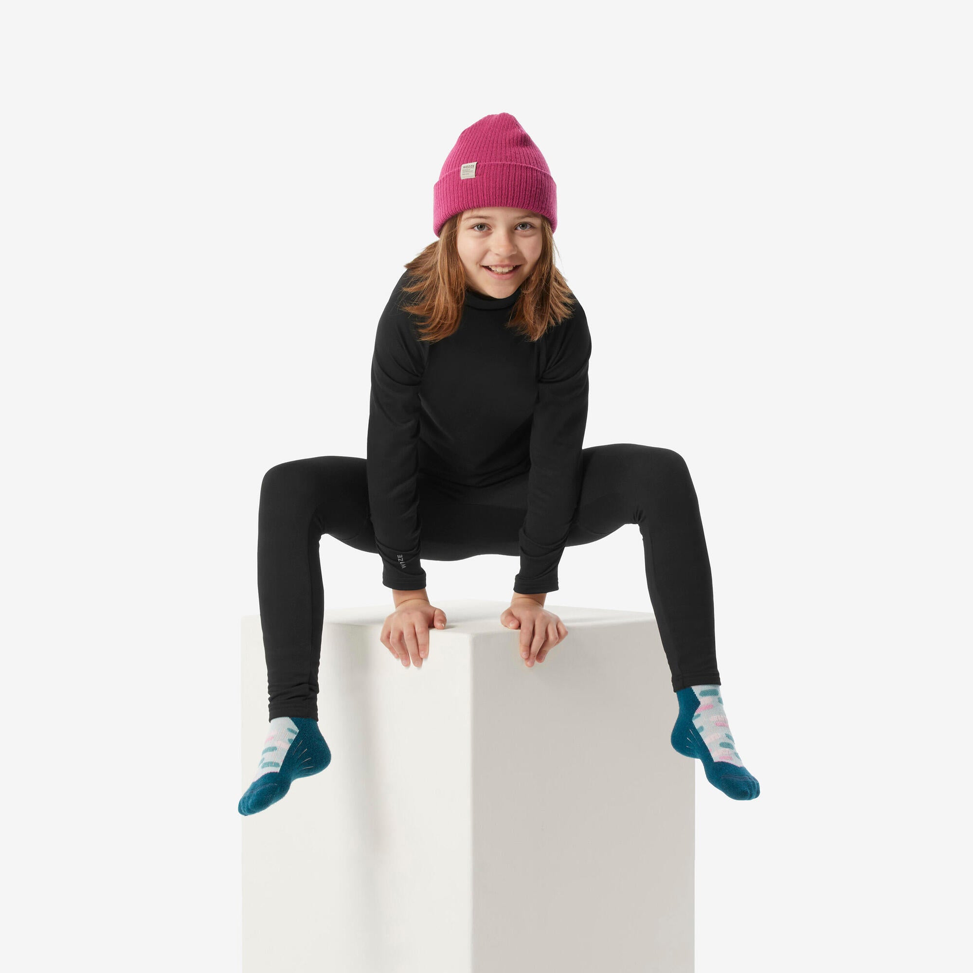 Wedze Kids' BL500 Thermal Ski Base Layer Top - Image 8