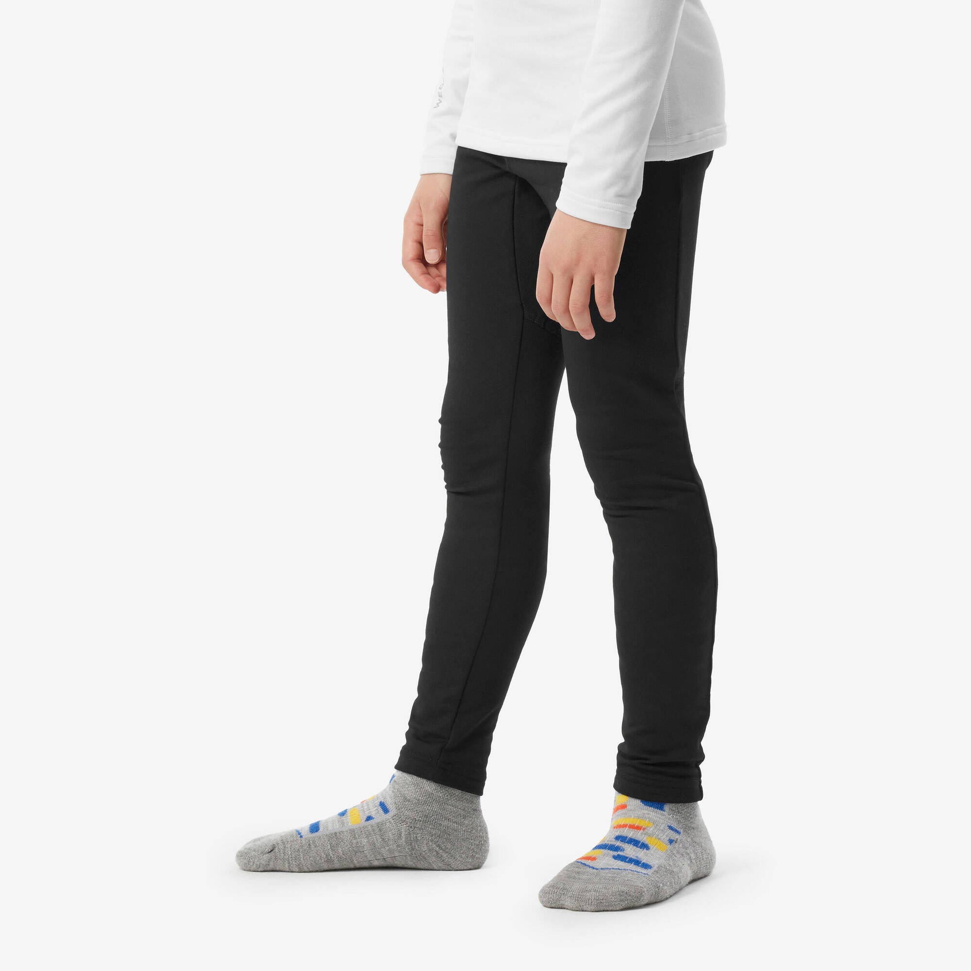 Wedze Kids' BL500 Thermal Ski Base Layer Bottom - Image 3