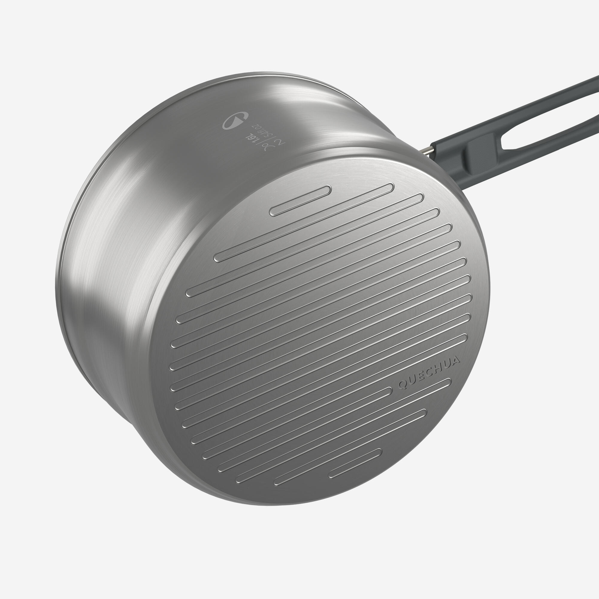 Quechua Stainless steel non-stick camping cookset 500 for 2 people - 15-piece - Image 6